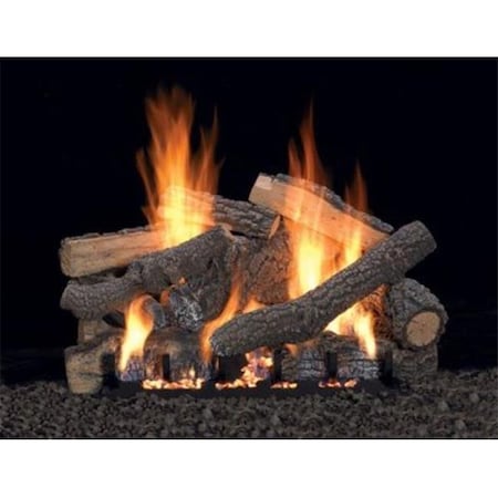 Empire Empire LS18P 18 in. Ponderosa Refractory Vent Free Gas Log Set - 13 Piece LS18P